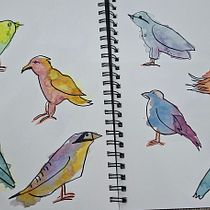 Wasserfarben für Einsteiger meine Werke . Sketching, Creativit, Drawing, Traditional illustration, Watercolor Painting, and Sketchbook project by luna_love88 - 11.08.2025