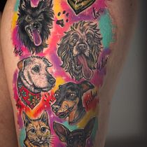 Mascotas en el corazón  Ein Projekt aus dem Bereich Tattoodesign von Juan Guzman - 09.11.2025