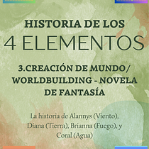 Worldbuilding: Historia de los 4 Elementos. Writing, Narrative, Stor, telling, Fiction Writing, and Creative Writing project by Orquídea Flor - 11.09.2025