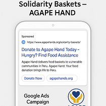 Google Ads Campaign for AGAPE HAND – Solidarity Baskets . Marketing, Marketing digital, Facebook Marketing, Instagram, Marketing mobil, Social Media, Instagram Marketing, Marketing de creștere și SEM de Hever Leonidas Aguilar Rivadeneira - 11.10.2025