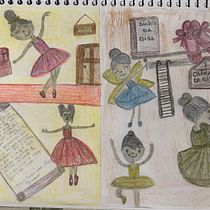 A bailarina e suas sapatilhas encantadas . Writing, Children's Illustration, Stor, telling, Narrative, Creative Writing, and Children's Literature project by Patrícia Maria Castello Branco Lopes - 11.13.2025