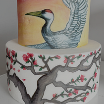 Gru al tramonto. Fine Arts, Painting, Creativit, Cake toppers, and Fondant project by m4pu - 11.17.2025