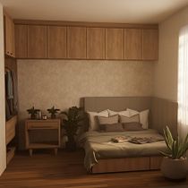 Recamara calida  Ein Projekt aus dem Bereich Dekoration von Innenräumen, DIY, Blumen- und Pflanzendesign, Innenarchitektur, Innendesign, L, schaftsbau und Raumgestaltung von Ruth Josabeth Jacinto Jacobo - 19.11.2025