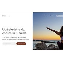 Landing Page - Estudio de Yoga. Un projet de Conception numérique, Conception d'applications, Conception mobile, UX / UI, Webdesign , et Conception de produits numériques de Noe Audisio - 22.11.2025
