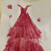 Vestido rojo Ein Projekt aus dem Bereich Mode-Illustration, Traditionelle Illustration und Aquarellmalerei von dannadelvillar123 - 22.11.2025