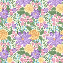 Floral Bliss Ein Projekt aus dem Bereich Zeichnung, Traditionelle Illustration und Botanische Illustration von Mishal Rana - 23.11.2025