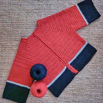 Chaqueta FOX en tejido top-down. Un progetto di Uncinetto, Fashion design, DIY, Fiber Art e Textile Design di Júlia Gispert - 24.11.2025