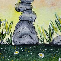 Balance and connection. Fine Arts, Painting, and Watercolor Painting project by Teresa Figueiredo - 11.25.2025
