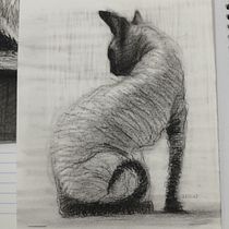 my expressive world with charcoal. Drawing, Fine Arts, Portrait Drawing, and Naturalistic Illustration project by Gabrielle Lima - 11.25.2025