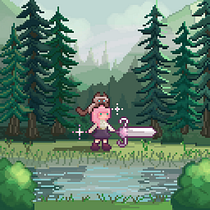 My first pixel art character creation. Character Design, Video Games, Pixel Art, and Game Design project by laylaakari - 11.26.2025