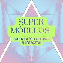 SUPER MÓDULOS: abstracción de aves e insectos. Ilustração tradicional, Ilustração digital, e Desenho digital projeto de nataliapinillas - 26.11.2025