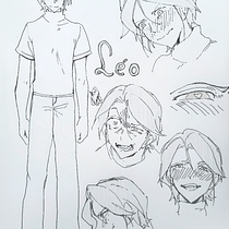 Meu projeto. Comic, Drawing, Pencil Drawing, Manga, Character Design, and Traditional illustration project by Gabriely Vieira Soares - 11.28.2025