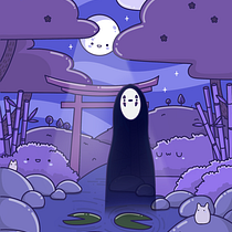 Ghibli Kawaii Fanart. Character Design, Digital Illustration, and Manga project by frederikestauber - 12.01.2025