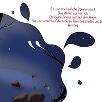 Die kleine Rosafarbene Ameise wünschte sich bei einer Sternschnuppe . Character Design, Children's Illustration, Children's Literature, Content Writing, Creative Writing, Digital Illustration, Drawing, Fine Arts, Picturebook, and Writing project by Masoumeh Badrezaman - 12.01.2025