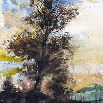 Antenas de Red. Un progetto di Belle arti, Pittura e Pittura ad acquerello di Jonathan Puerres - 03.12.2025