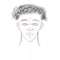 Autorretrato. Portrait Drawing, Digital Drawing, Traditional illustration, Digital Illustration, and Drawing project by Oscar Guesguan - 12.03.2025