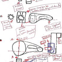 Redesigning a Car Door Window Handle. Industrial Design, Product Design, and Digital Illustration project by Talha Atta - 12.08.2025