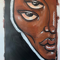 The Female Gaze. Painting, and Acrylic Painting project by Ndaya Ntima - 12.08.2025
