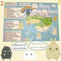 Bunny Island. Ilustração digital e Ilustração tradicional projeto de katabi - 09.12.2025