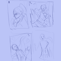 Ilustración digital de personajes manga. Character Design, Comic, Digital Illustration, Traditional illustration, and Manga project by mikaelamolina527 - 12.11.2025