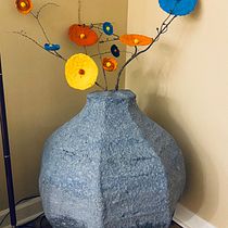 Big Paper Pulp Vase. Arts, Crafts, Ceramics, Decoration, DIY, Paper Craft, Product Design, Upc, and cling project by abiberry00 - 12.12.2025