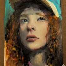 My final project for Contemporary Oil Portraiture . Fine Arts, Traditional illustration, Oil Painting, and Painting project by njyoung - 12.13.2025