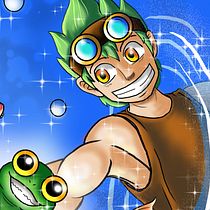 dibujo digital Zigy aventura acuatica. Character Design, Comic, Digital Illustration, Traditional illustration, and Manga project by Edwin Alberto Yaquibe Murcia - 12.15.2025