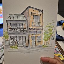 Final Project . Ilustrasi Arsitektur, Menggambar, Ilustrasi Tinta, Buku sketsa, Dan Membuat sketsa proyek oleh yurinelsi1990 - 12.16.2025