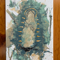 Guadalupe. Een project van  Acr, lschilderij,  Beeldende kunst y Schilderij van angel_barrera_cano - 17.12.2025