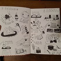 Diario di vita illustrata. Fine Arts, Sketching, Creativit, Drawing, Sketchbook, and Mindfulness project by Matilde - 12.19.2025
