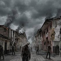 The walking Dead en mi cuidad !!. Animação com IA, Criação de Conteúdo com IA, Design de IA, Inteligência Artificial, Animação 2D, Animação 3D, Animação, Pós-produção audiovisual, Criatividade, Design digital, Ilustração digital, Cinema, Vídeo e TV, Geração de Imagens, Motion Graphics, Edição de Foto e Vídeo com IA, Texto e Stor, telling com IA, VFX, Vídeo, Edição de vídeo, e Geração de Vídeos projeto de Jorge Eduardo Quintanilla Bautista - 22.12.2025