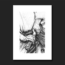 Sketching Samurai. Drawing, Traditional illustration, Ink Illustration, Sketchbook, and Sketching project by Nicolò Giorgio - 12.24.2025