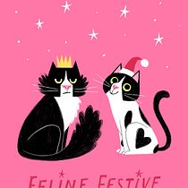 Feline Festive. 2D Animation, Character Animation, Digital Drawing, Character Design, Digital Illustration, and Animated Illustration project by Jo Lindley - 12.24.2025