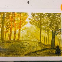 Oniryczne pejzaże akwarelą: maluj światłem Ein Projekt aus dem Bereich Malerei und Aquarellmalerei von kamila8409_2 - 28.12.2025