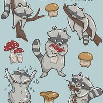 Kawaii stickers project . Manga, Character Design, and Traditional illustration project by natasha_pets - 12.31.2025