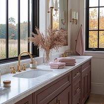 Pink Bathroom. Interior Design, Interior Architecture, Interior Decoration, and Spatial Design project by Nicole de Suremain - 12.31.2025