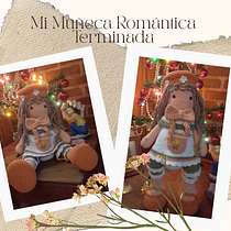  Muñeca Romántica "MI DULCE MARTINA". Amigurumi, Artesanato, Crochê, Tecido, Design têxtil, e Design de brinquedos projeto de Marcela Amigurumis - 02.01.2026