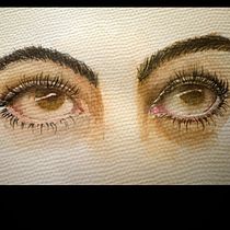 Ojos expresivos en acuarela. Un proyecto de Bellas Artes, Pintura, Dibujo de Retrato y Pintura a la acuarela de Ricardo - 03.01.2026