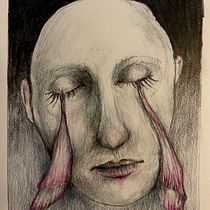 Chiaroscuro study. Traditional illustration, Pencil Drawing, Portrait Drawing, Artistic Drawing, and Colored Pencil Drawing project by pearl grant - 01.03.2026