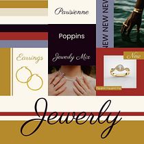 Jewerly . Un projet de Br, ing et identité, Design , Création de logos, Design graphique, Design t, pographique, T , et pographie de Giovanna Fenerich da Silva - 04.01.2026