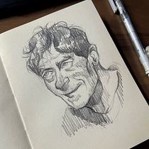 Pencils portraits . Desenho, Desenho de retrato, Sketchbook, Esboçado, e Artes plásticas projeto de ahmed ibrahim - 06.01.2026