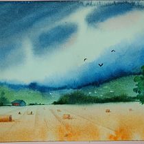 watercolor. Fine Arts, Painting, and Watercolor Painting project by Pelinar Corina - 01.06.2026