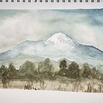 Pico de Orizaba. Un progetto di Belle arti, Pittura e Pittura ad acquerello di emmanuelcoronajimenez - 08.01.2026