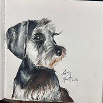 Perros. Ilustração tradicional e Ilustração naturalista projeto de martha625t094 - 08.01.2026