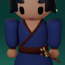 Wuxia Warrior. 3D Modeling, Character Design, and Traditional illustration project by juantonsoop - 01.09.2026