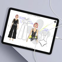 Unperfect Pink. Digital Illustration, Fashion Design, Graphic Design, Vector Illustration, and Fashion Illustration	 project by Fernanda Perez - 01.10.2026