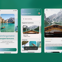 Journey app. Digital Design, Digital Product Design, Graphic Design, and Web Design project by Tatia Goletiani - 01.10.2026