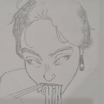 portrait sketch booking:  exploring the human face. Artistic Drawing, Drawing, Portrait Drawing, Sketchbook, and Sketching project by Hajar Al Alawi - 01.11.2026