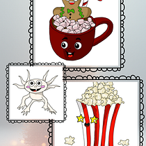 Les kawaii et moi. Manga, Character Design, and Traditional illustration project by Desislava Boschet - 01.12.2026