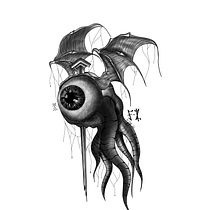 Ojo Demoniaco . Digital Drawing, Digital Illustration, Drawing, Traditional illustration, and Tattoo Design project by Jesús Fernando Zamora Haro - 01.15.2026